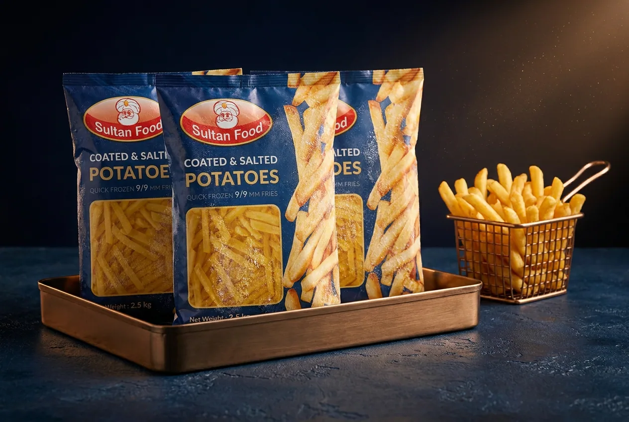 Sultan Food · AI-assisted presentation visual