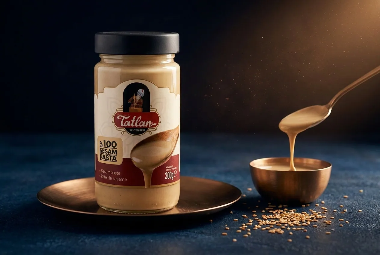 Tahini · AI-assisterad presentationsbild