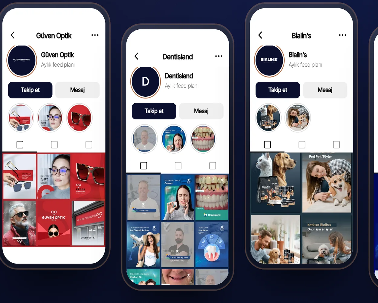 Feedplaner för sociala medier